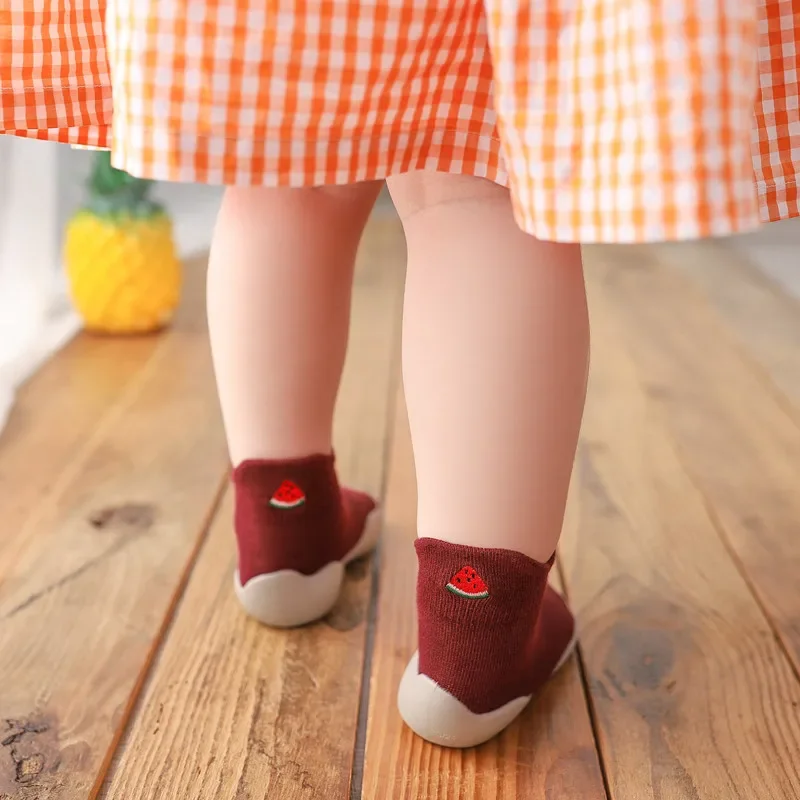 Summer Fresh Watermelon New Toddler Shoes Soft-soled Baby Knitted Embroidered Baby Floor Socks and Shoes
Summer Fresh Watermelon New Toddler Shoes Soft-soled Baby Knitted Embroidered Baby Floor Socks and Shoes