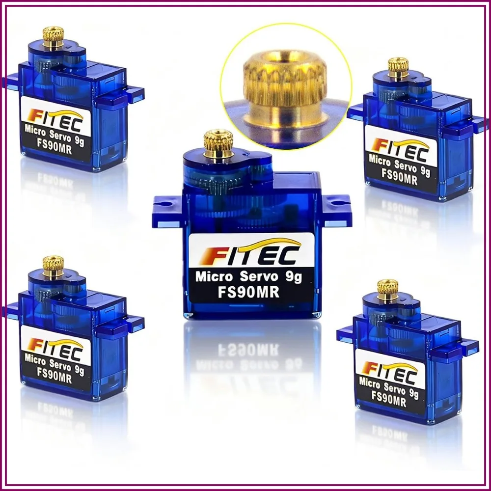 360 Degree Continuous Rotation Micro Servo 9g, Metal Gear Servo Motor for RC Helicopter Airplane Car Robot Controls
360 Degree Continuous Rotation Micro Servo 9g, Metal Gear Servo Motor for RC Helicopter Airplane Car Robot Controls