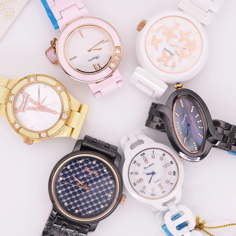 Top Women's Ceramic Watch Mother-of-pearl Japan Quartz Elegant Clock Fashion Hours Ceramic Bracelet Birthday Gift No Box
Top Women's Ceramic Watch Mother-of-pearl Japan Quartz Elegant Clock Fashion Hours Ceramic Bracelet Birthday Gift No Box