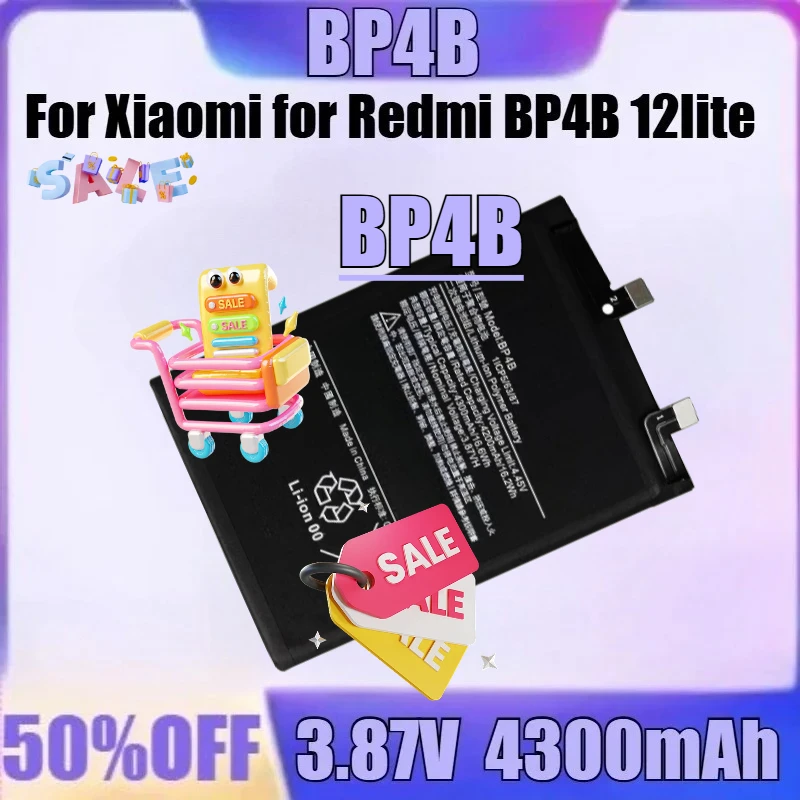 3,87 В 4300 мАч BP4B для Xiaomi Redmi BP4B 12lite POCO M5S аккумулятор новый BP4B 3,87 В 4300 мАч высококачественный аккумулятор
3,87 В 4300 мАч BP4B для Xiaomi Redmi BP4B 12lite POCO M5S аккумулятор новый BP4B 3,87 В 4300 мАч высококачественный аккумулятор