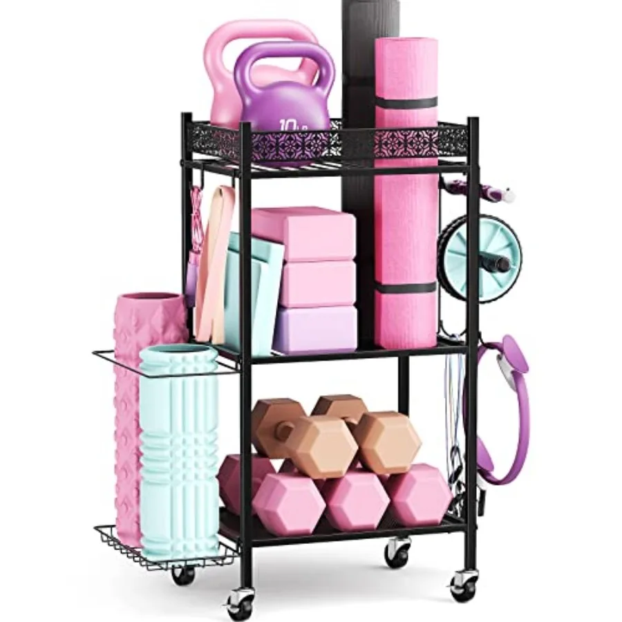 Yoga Mat Storage Rack, Home Gym Storage Rack, Workout Storage for Yoga Mat, Foam Roller, Gym Organizer Gym Equipment Storage fo
Yoga Mat Storage Rack, Home Gym Storage Rack, Workout Storage for Yoga Mat, Foam Roller, Gym Organizer Gym Equipment Storage fo