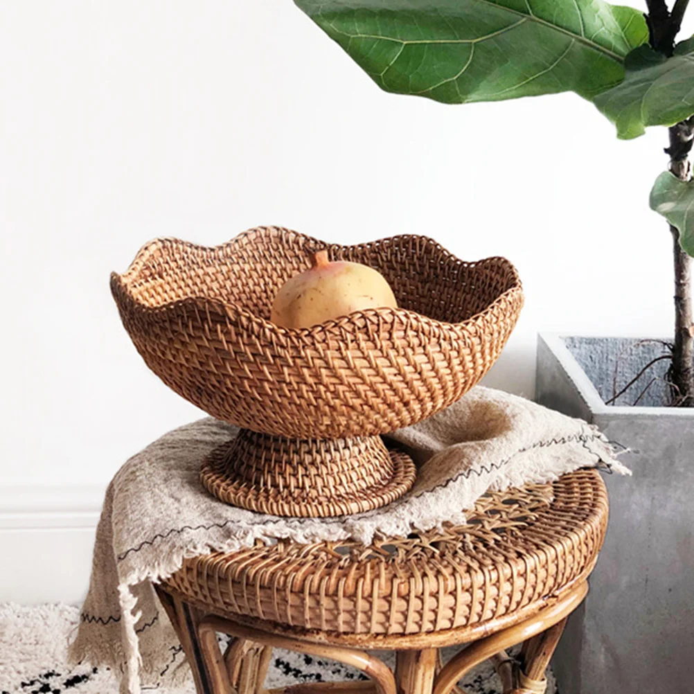 Rattan Fruit Plate 25cm Hand Woven Bread Basket Natural Storage Tray Decorative Bowl Kitchen Table ganizing Small Round
Rattan Fruit Plate 25cm Hand Woven Bread Basket Natural Storage Tray Decorative Bowl Kitchen Table ganizing Small Round