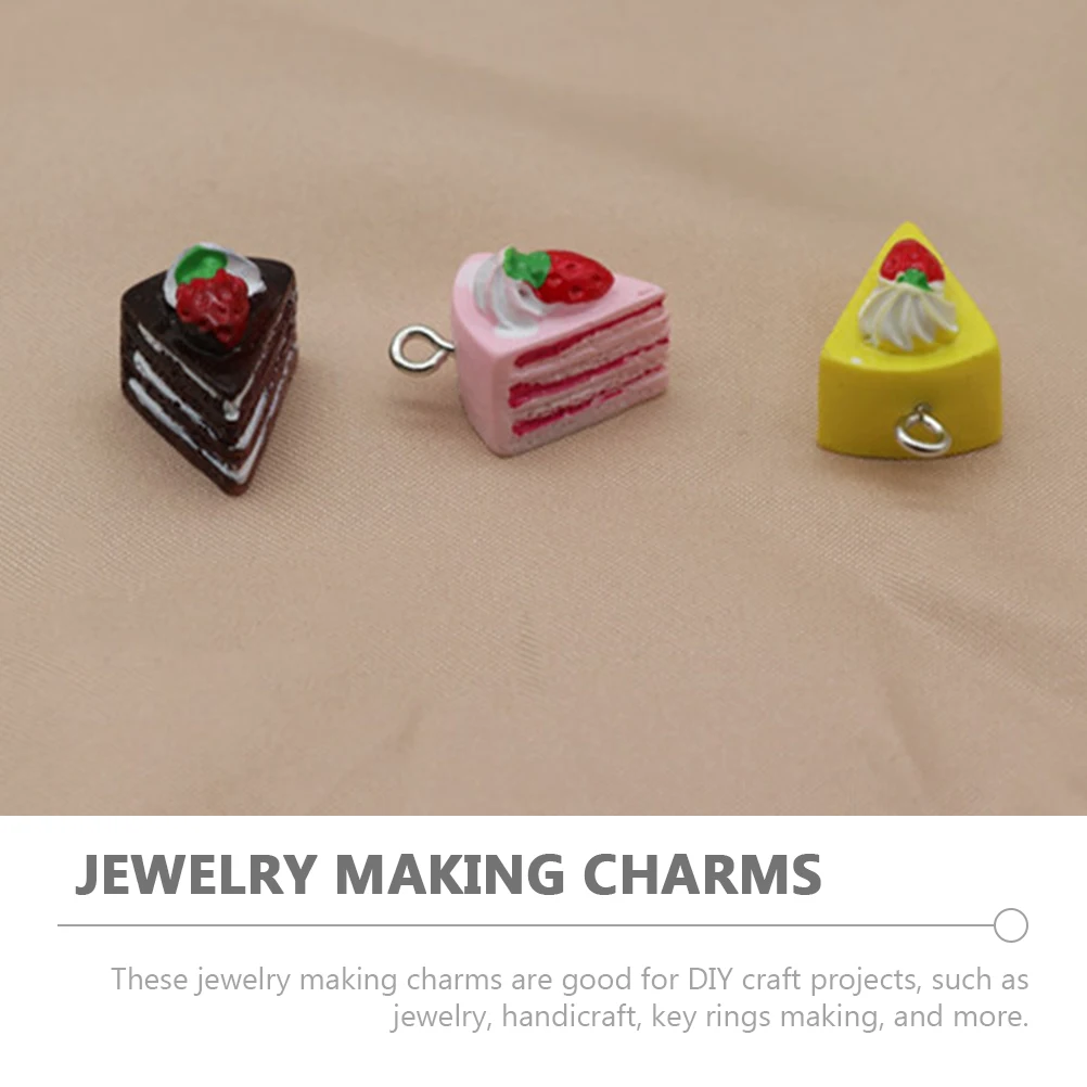 30pcs Cake Pendant Accessories Yellow Pink Brown charms for Necklace Earrings Keychain DIY Jewelry Making Mini Lightweight
30pcs Cake Pendant Accessories Yellow Pink Brown charms for Necklace Earrings Keychain DIY Jewelry Making Mini Lightweight