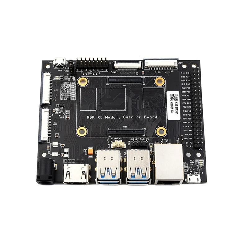 For RDK X3 Module Carrier Board USB3.0 RJ45 Ethernet Enhancing Efficiency With MIPICSI 40PIN Adapter Board Module-AU32
For RDK X3 Module Carrier Board USB3.0 RJ45 Ethernet Enhancing Efficiency With MIPICSI 40PIN Adapter Board Module-AU32