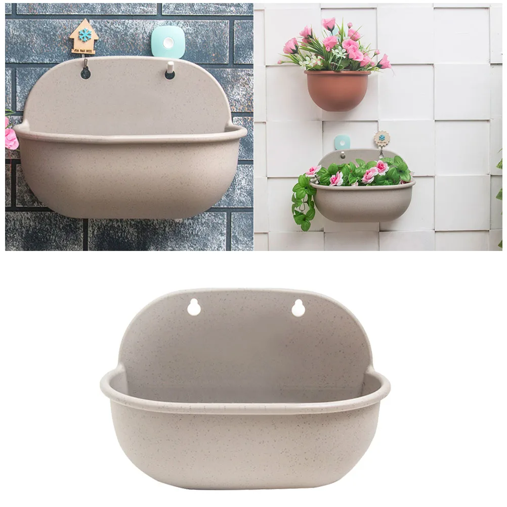 Resin Flower Pot Wall Hanging Planter Pots Succulents Drainage Plug Breathing Lightweight Clay Ceramic Plants
Resin Flower Pot Wall Hanging Planter Pots Succulents Drainage Plug Breathing Lightweight Clay Ceramic Plants