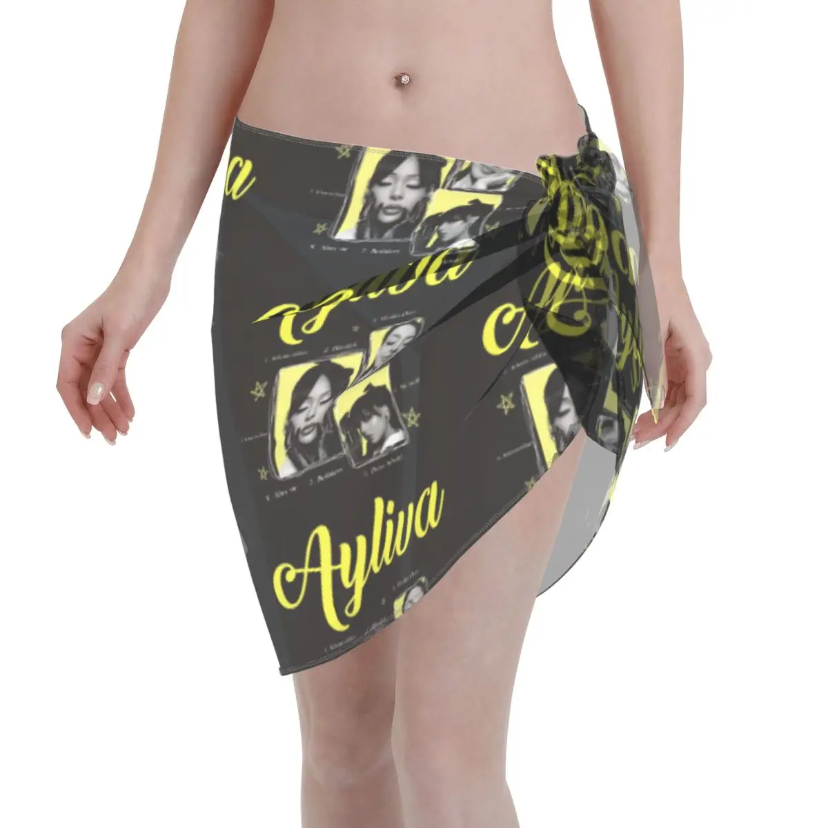 Custom Fashion A-Ayliva Singer Pop Music Casual Beach Dress Decorate Cool Singer Women Short Sarongs Beach Wrap For Swimwear
Custom Fashion A-Ayliva Singer Pop Music Casual Beach Dress Decorate Cool Singer Women Short Sarongs Beach Wrap For Swimwear