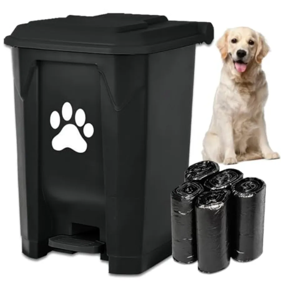 Dog Poop Trash Can Outdoors Pet Waste Station with Lid Dog Waste Disposal Container with Removable Inner Bin Bucket Hands-Free
Dog Poop Trash Can Outdoors Pet Waste Station with Lid Dog Waste Disposal Container with Removable Inner Bin Bucket Hands-Free