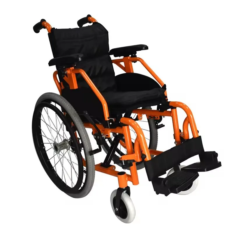 Iron wheelchair foldable and lightweight wheelchair with seat, fully reclining, multi-functional elderly portable wheelchair
Iron wheelchair foldable and lightweight wheelchair with seat, fully reclining, multi-functional elderly portable wheelchair