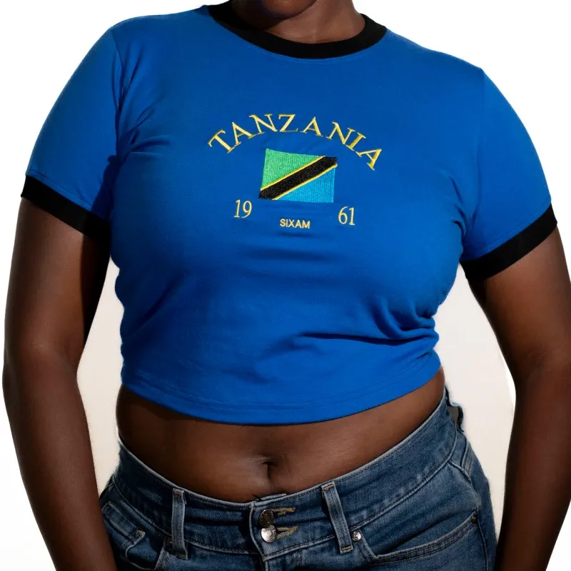 2025 new short jacket with contrasting letters printed flag pattern Y2K dopamine fashion street retro spice slim T-shirt
2025 new short jacket with contrasting letters printed flag pattern Y2K dopamine fashion street retro spice slim T-shirt