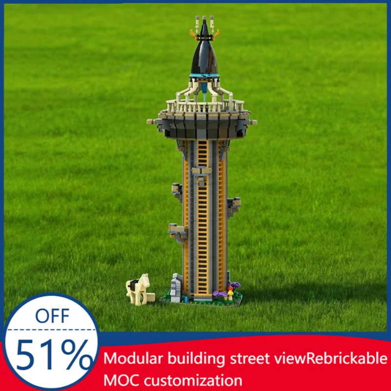 1059 Pcs MOC Medieval Tower Scene Display Model DIY Building Blocks Technology Assembly Creative Type Toys Kids Birthday Gifts
1059 Pcs MOC Medieval Tower Scene Display Model DIY Building Blocks Technology Assembly Creative Type Toys Kids Birthday Gifts