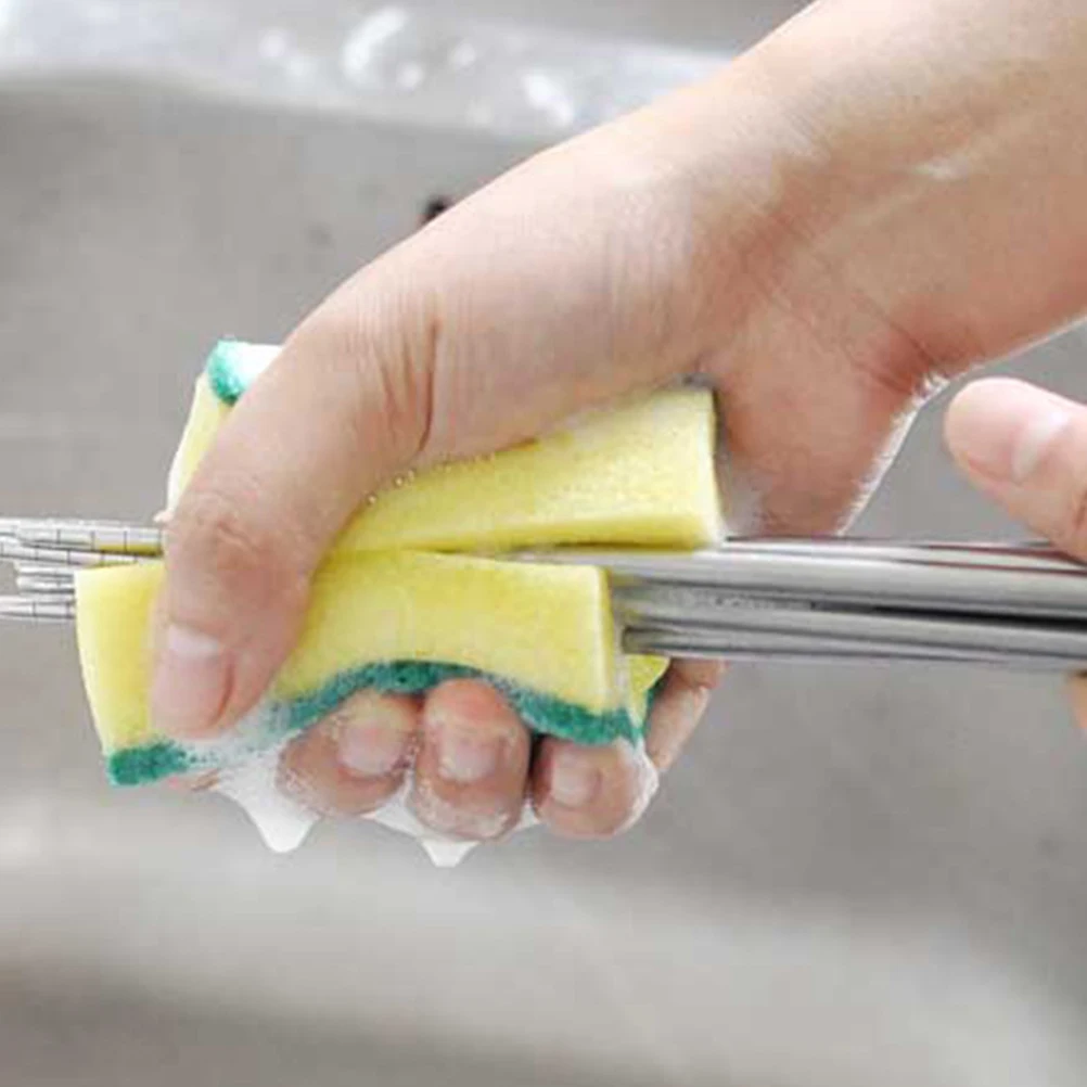 15 Pcs Scrub Sponge Kitchen Scrubbing Sponges Dishes Scrubbers for Washable Reusable Sink
15 Pcs Scrub Sponge Kitchen Scrubbing Sponges Dishes Scrubbers for Washable Reusable Sink