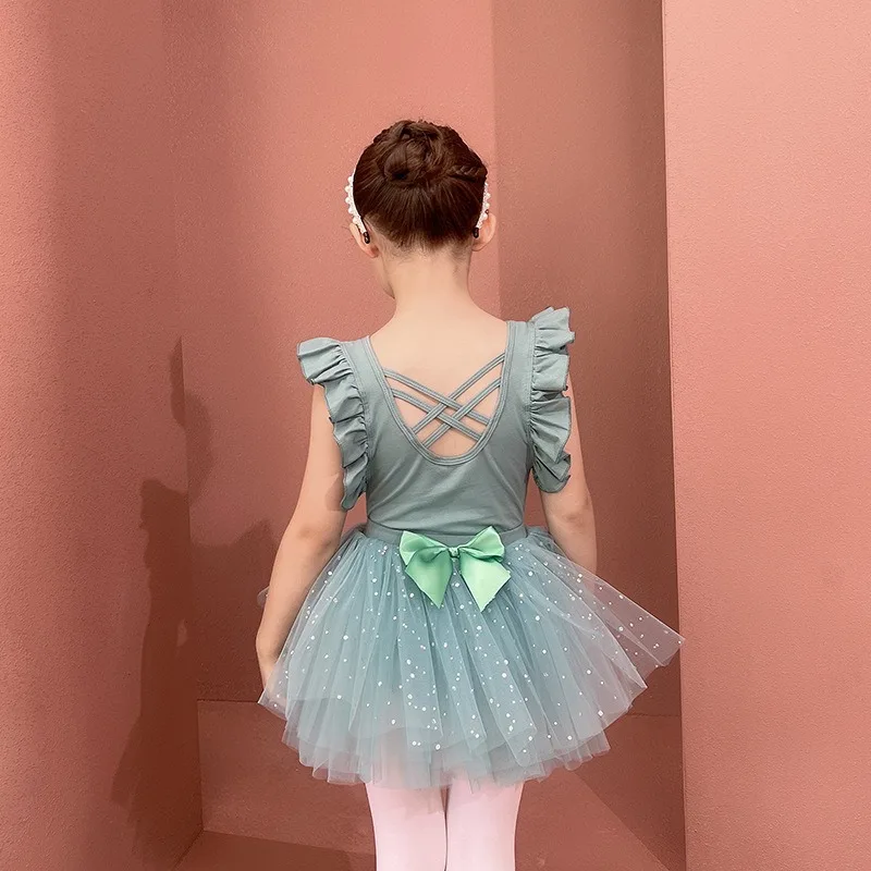 Artistic Skating Child Dresses Flutter Short Sleeve Girl Ballet Leotard Korea Princess Tutu Skirt Bow Knot Jersey Ballerina New
Artistic Skating Child Dresses Flutter Short Sleeve Girl Ballet Leotard Korea Princess Tutu Skirt Bow Knot Jersey Ballerina New