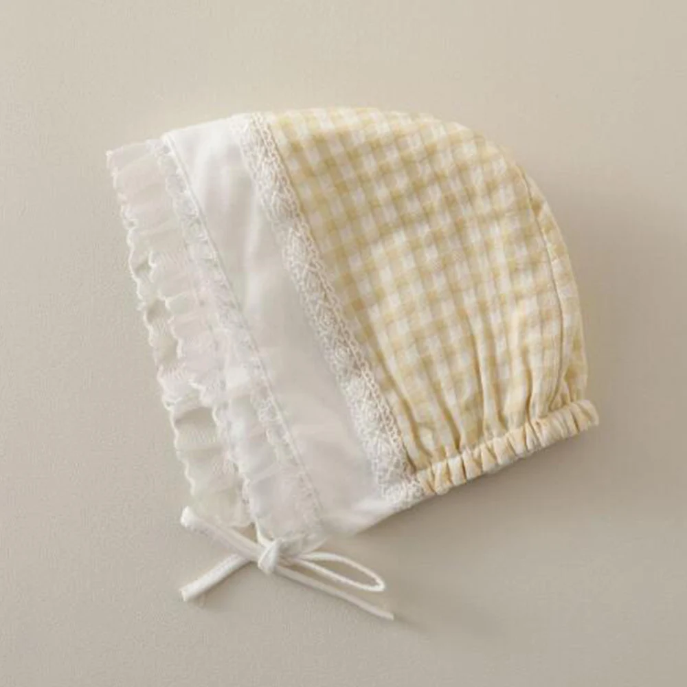 Baby Hats For Girls Lace Plaid Spring Autumn Ear Protection Princess Newborn Baby Girl Caps 3-9 Months
Baby Hats For Girls Lace Plaid Spring Autumn Ear Protection Princess Newborn Baby Girl Caps 3-9 Months