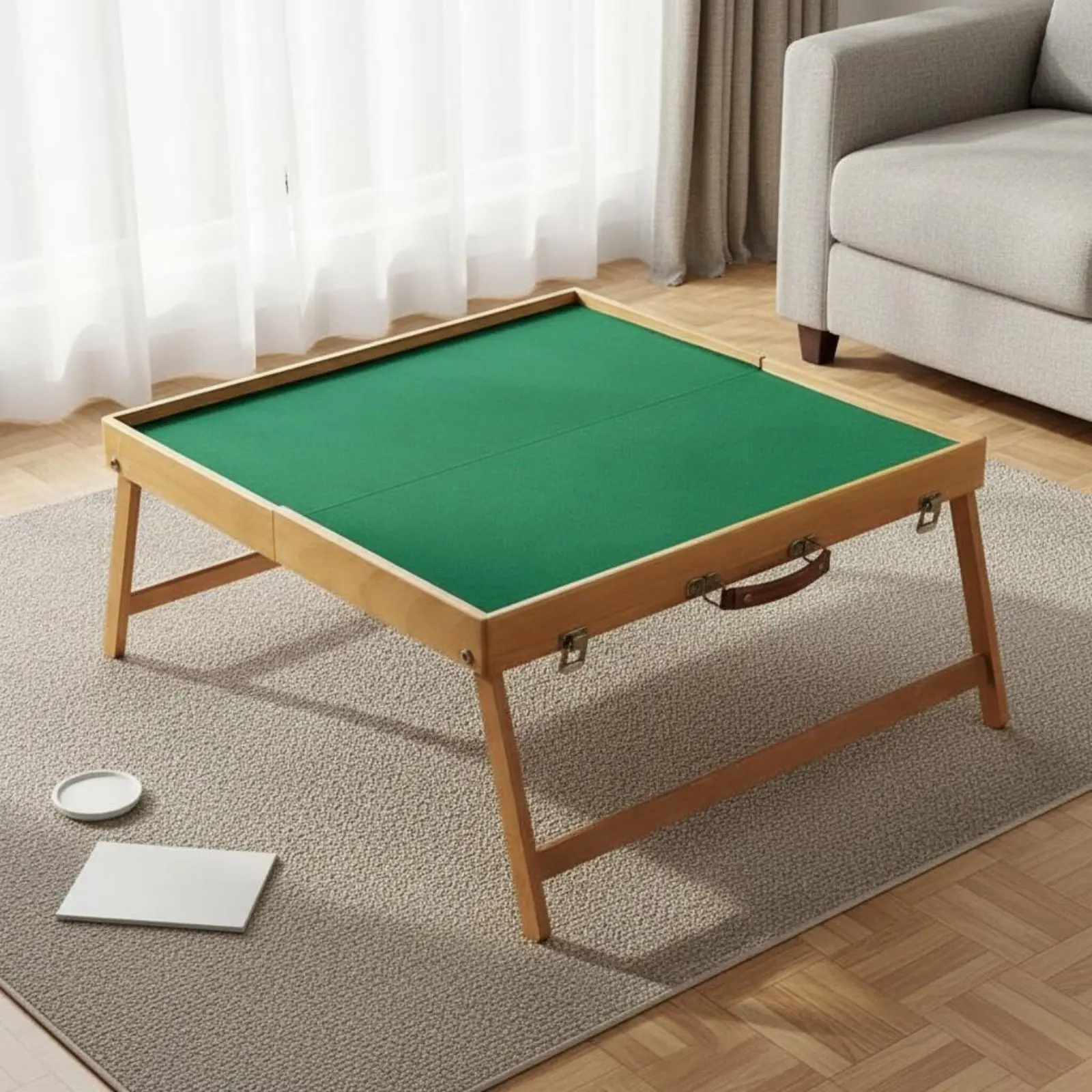 Mini Mahjong Set with Table Foldable Design Portable Mahjong Set with Folding Table Stable Framework Long-Lasting for Dorm Room
Mini Mahjong Set with Table Foldable Design Portable Mahjong Set with Folding Table Stable Framework Long-Lasting for Dorm Room