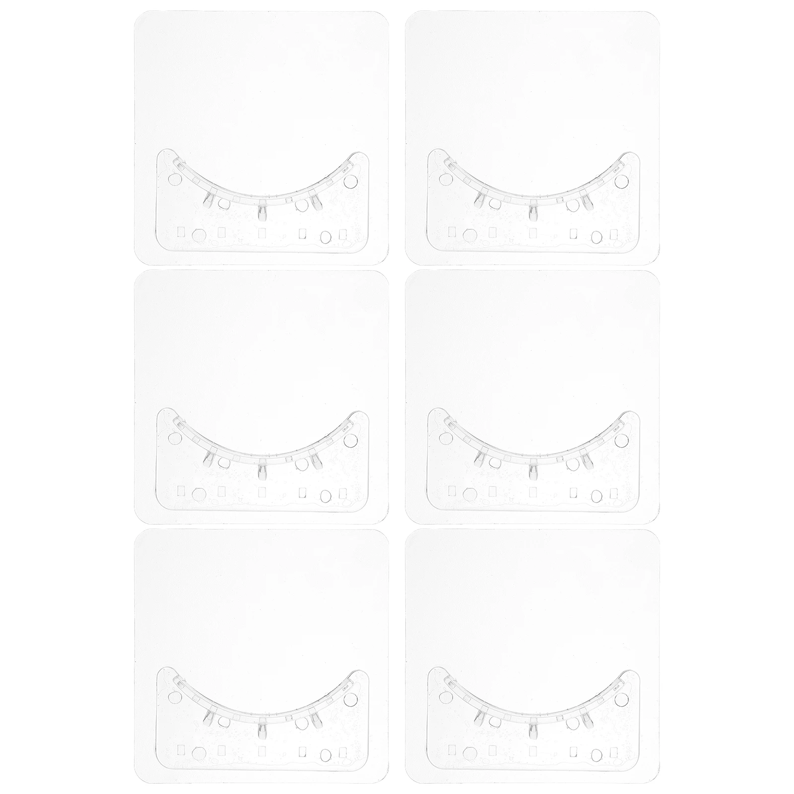 6Pairs Shower Curtain Pole Holders Strong Bearing Capacity Nail Free Brackets Adhesive Curtain Rod Brackets for Wall 
6Pairs Shower Curtain Pole Holders Strong Bearing Capacity Nail Free Brackets Adhesive Curtain Rod Brackets for Wall