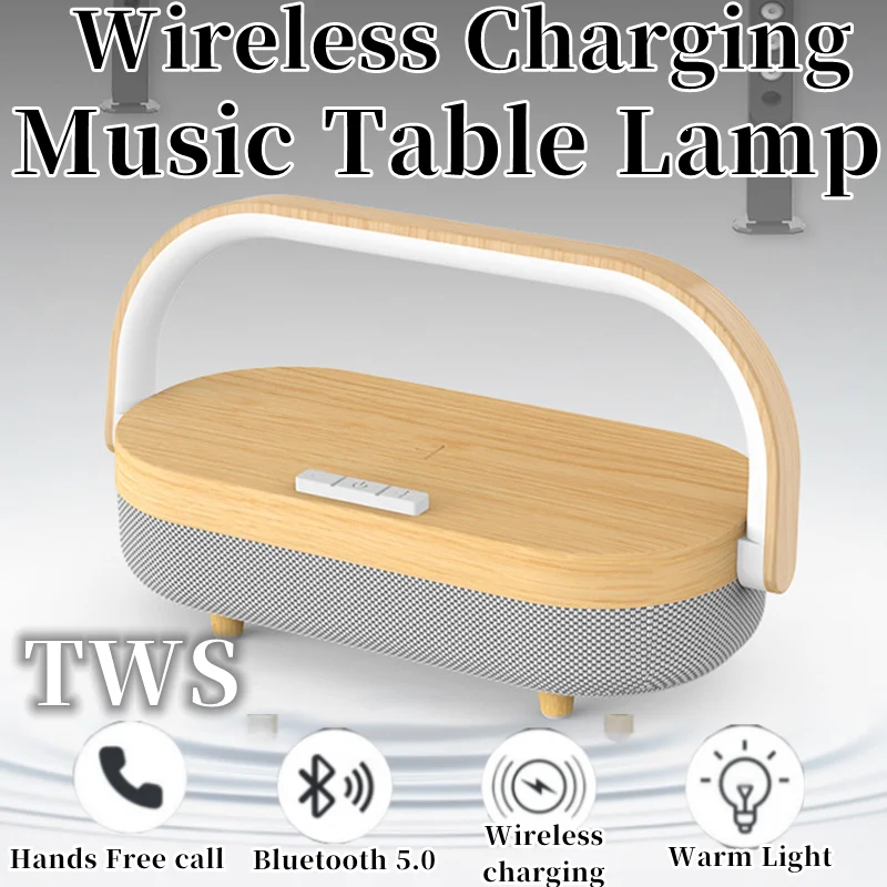 Multifunctional Bluetooth Speaker Portable Home Outdoor Stereo Sound Column Audio With Wireless Charger, Bedroom Night Light
Multifunctional Bluetooth Speaker Portable Home Outdoor Stereo Sound Column Audio With Wireless Charger, Bedroom Night Light