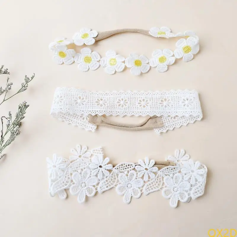 QX2D 3pcs Baby Headbands Headwear with Floral Pattern for Daily Outfits and Event
QX2D 3pcs Baby Headbands Headwear with Floral Pattern for Daily Outfits and Event