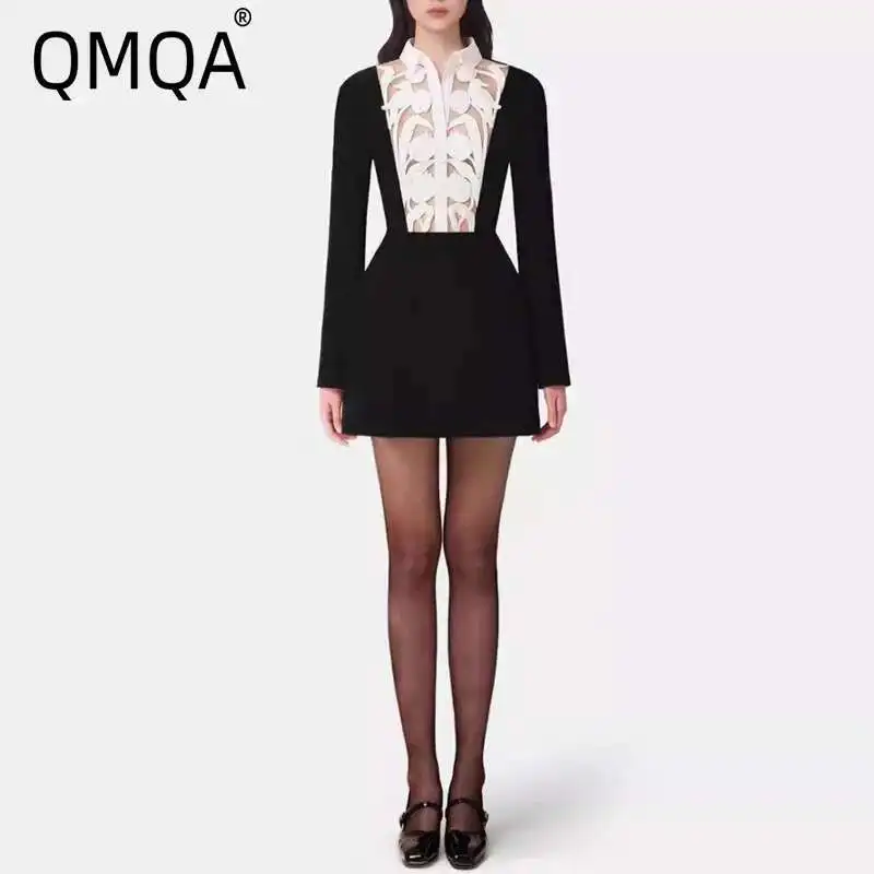 QMQA Fashion Women's French Hollowed Out Patchwork Flowers Dress Designer Niche Lapel Waist Short Dresses 2025 Clothing QM387
QMQA Fashion Women's French Hollowed Out Patchwork Flowers Dress Designer Niche Lapel Waist Short Dresses 2025 Clothing QM387