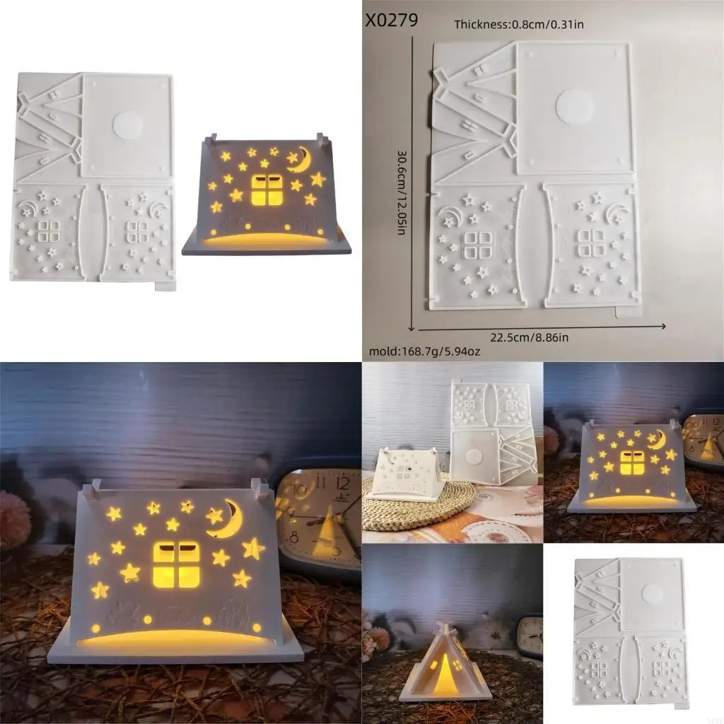 Easy to Use Silicone Mould for Crafting Plaster Houses Great for Enthusiasts Y08E
Easy to Use Silicone Mould for Crafting Plaster Houses Great for Enthusiasts Y08E