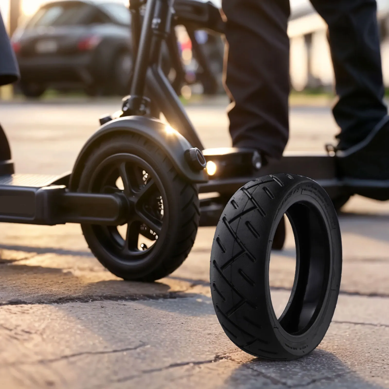 Electric Scooter Tubeless Tyre Cushioning Driving Flexible Rubber Self Repair Shock Resistance For Xiaomi 4Ultra
Electric Scooter Tubeless Tyre Cushioning Driving Flexible Rubber Self Repair Shock Resistance For Xiaomi 4Ultra