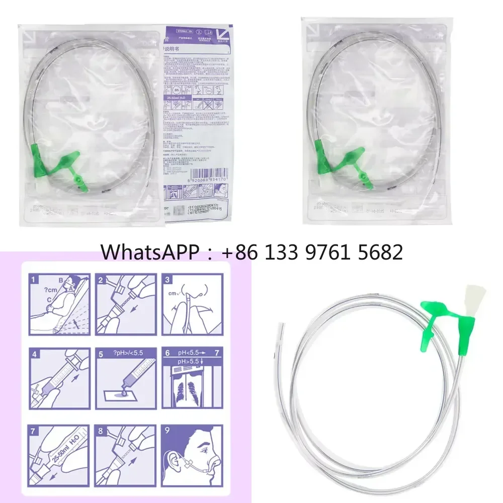 WSQ Disposable Medical Enteral PVC Stomach Tube Ch14 Adult Nasogastric Feeding for the Elderly Individual Pack Class I
WSQ Disposable Medical Enteral PVC Stomach Tube Ch14 Adult Nasogastric Feeding for the Elderly Individual Pack Class I