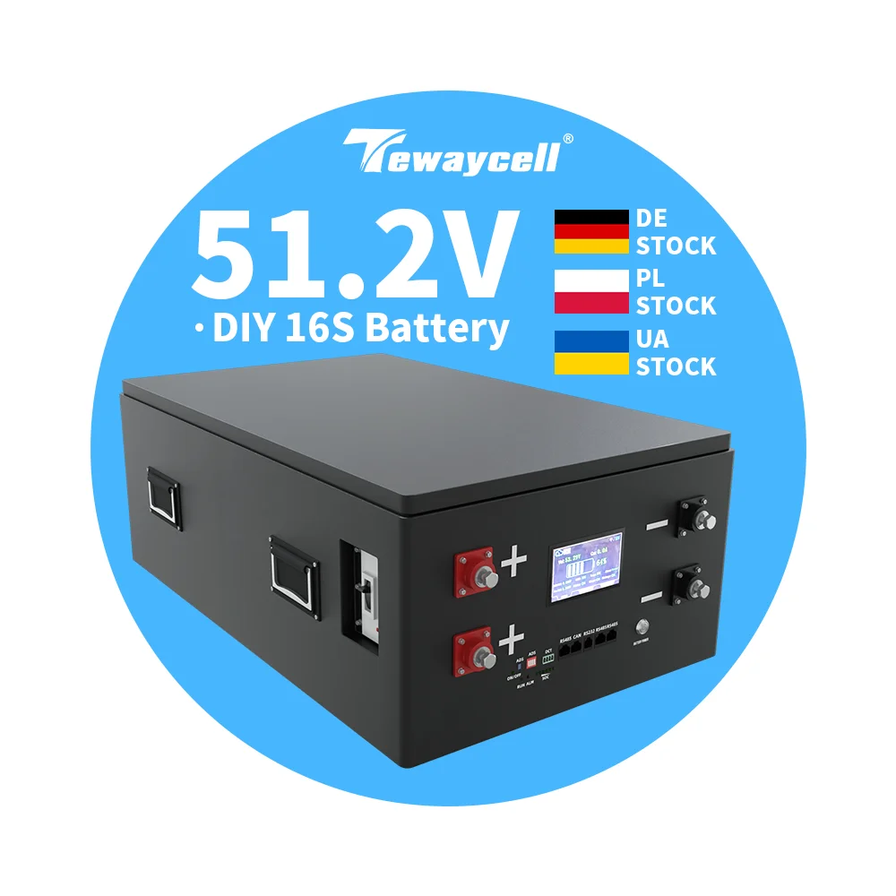 European Union stock new 15kwh custom 51.2V 314AH 280AH 16s Diy JK 200A BMS Lifepo4 battery case Lifepo4 lithium-ion battery
European Union stock new 15kwh custom 51.2V 314AH 280AH 16s Diy JK 200A BMS Lifepo4 battery case Lifepo4 lithium-ion battery