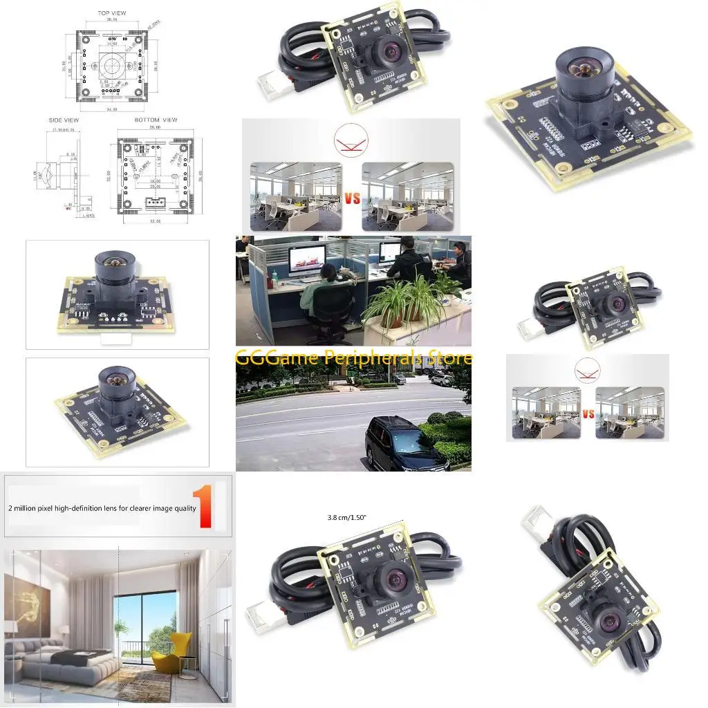 U55B AR0230 Camera Module Board 1080P 2MP 100 Degree Wide Dynamic Camera Module