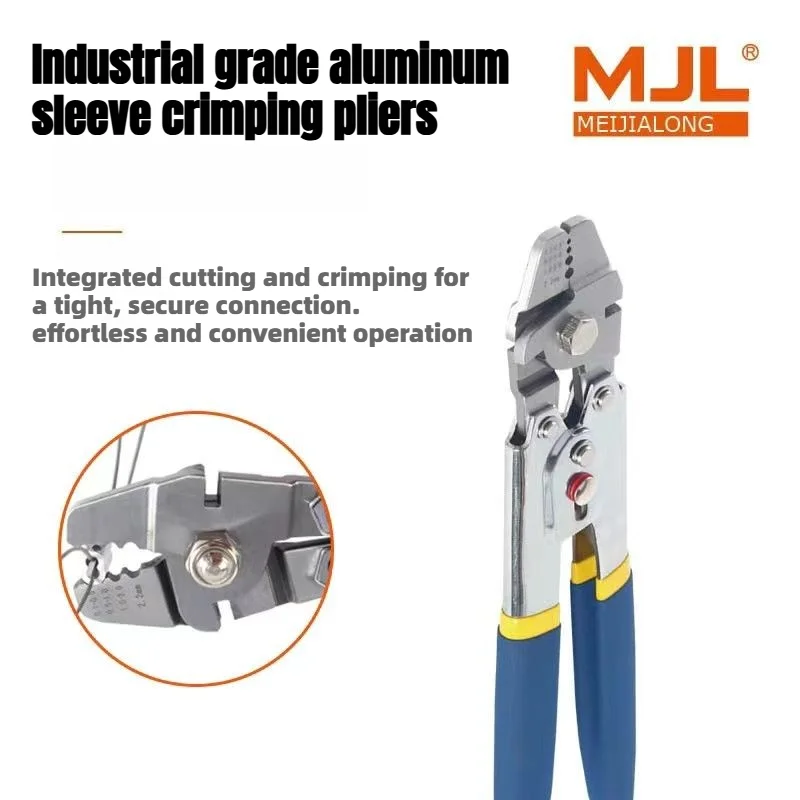 8-shaped Aluminum Sleeve Crimping Pliers Aluminum Tube Steel Wire Rope Clamp Crimping Wire Buckle Broken Fishing Hook Specific
8-shaped Aluminum Sleeve Crimping Pliers Aluminum Tube Steel Wire Rope Clamp Crimping Wire Buckle Broken Fishing Hook Specific