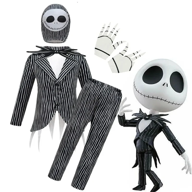 ❤2026❤ J-Jack kids Cosplay SSkellington Striped Costume for Fantasia Jacket Pants Outfit Man Halloween Carnival Party Disguise❤
❤2026❤ J-Jack kids Cosplay SSkellington Striped Costume for Fantasia Jacket Pants Outfit Man Halloween Carnival Party Disguise❤