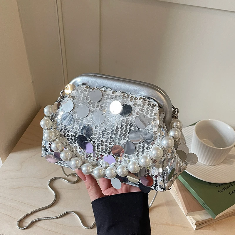 Women Sequined Hobo-bag 2026 Female Evening Clutch Fashion Brand Luxury Shoulder Bag Chain Handbag Mini Crossbody Phone Purse
Women Sequined Hobo-bag 2026 Female Evening Clutch Fashion Brand Luxury Shoulder Bag Chain Handbag Mini Crossbody Phone Purse