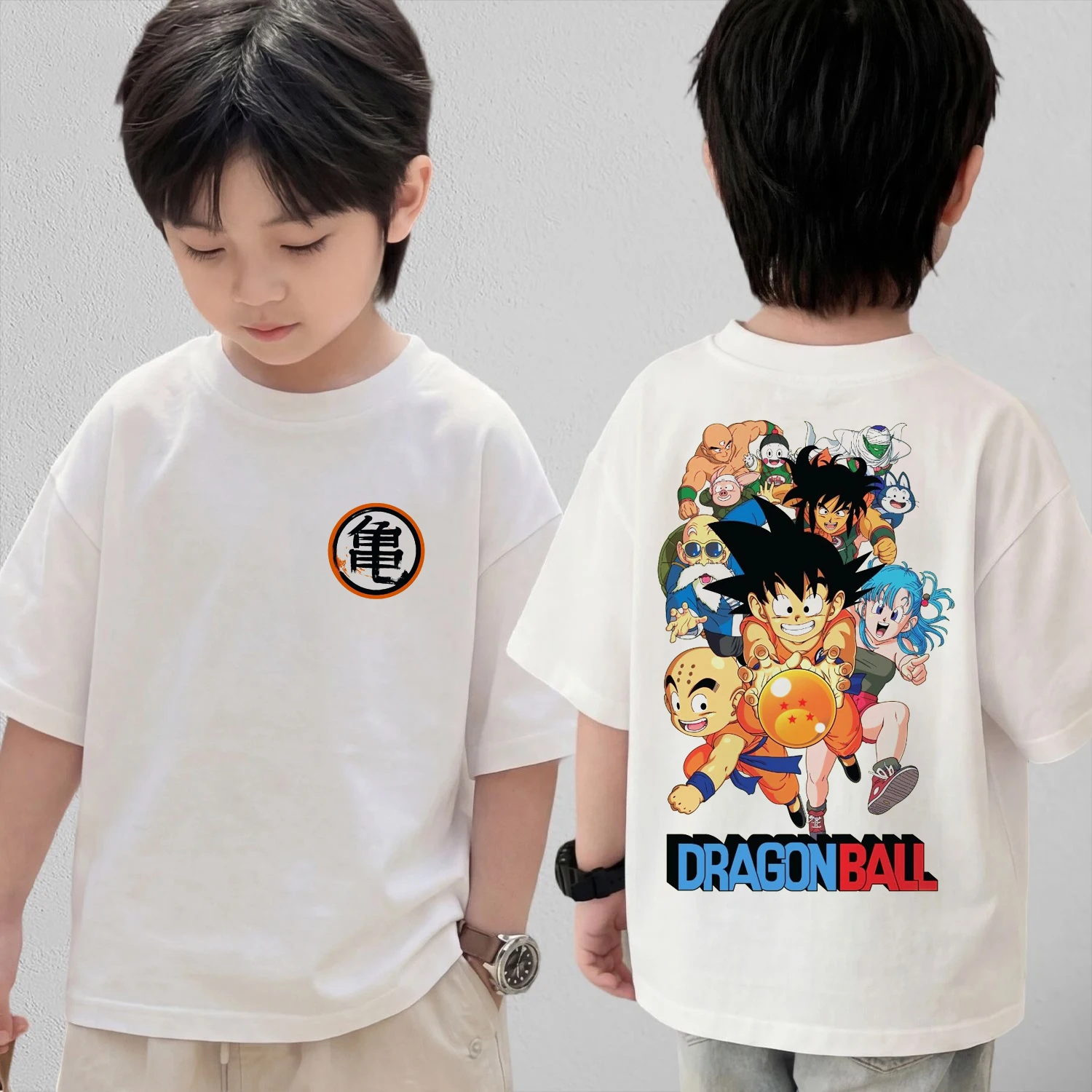 Футболка для косплея в стиле аниме Dragon Ball, хлопковые топы с короткими рукавами, повседневная свободная футболка в стиле ретро для мужчин, женщин и детей, одинаковые комплекты для всей семьи
Футболка для косплея в стиле аниме Dragon Ball, хлопковые топы с короткими рукавами, повседневная свободная футболка в стиле ретро для мужчин, женщин и детей, одинаковые комплекты для всей семьи