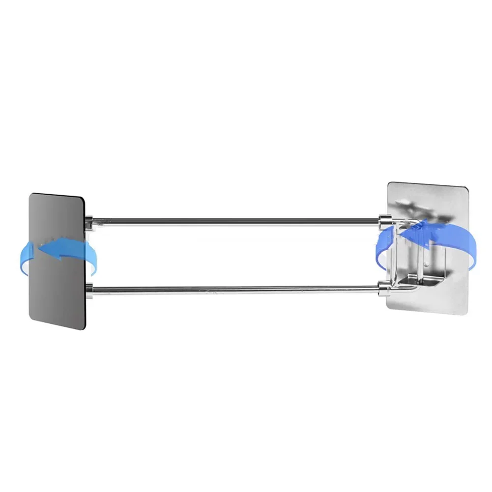 Adjustable Rod Hanging Organizer Vertical Space Organizer Compatible With RVs High Humidity Resistant For Campers