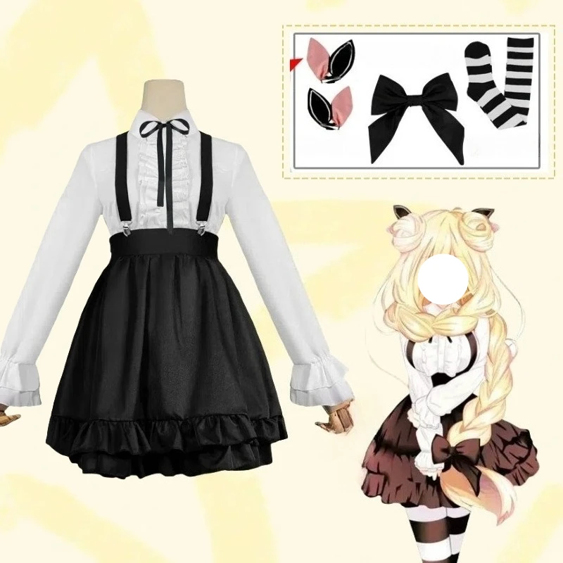 Anime Hoshimiya Mukuro Cosplay Costume White Top Black Skirt Uniform Sweet Clothes with Accessories Full Set for Women
Anime Hoshimiya Mukuro Cosplay Costume White Top Black Skirt Uniform Sweet Clothes with Accessories Full Set for Women