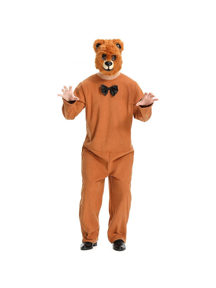 loween Brown Bear Onesie Par Performance Costume Smiling Bear Mr. Doll Cosplay Outfit Ladies' Ethnic Faion Clothing
loween Brown Bear Onesie Par Performance Costume Smiling Bear Mr. Doll Cosplay Outfit Ladies' Ethnic Faion Clothing