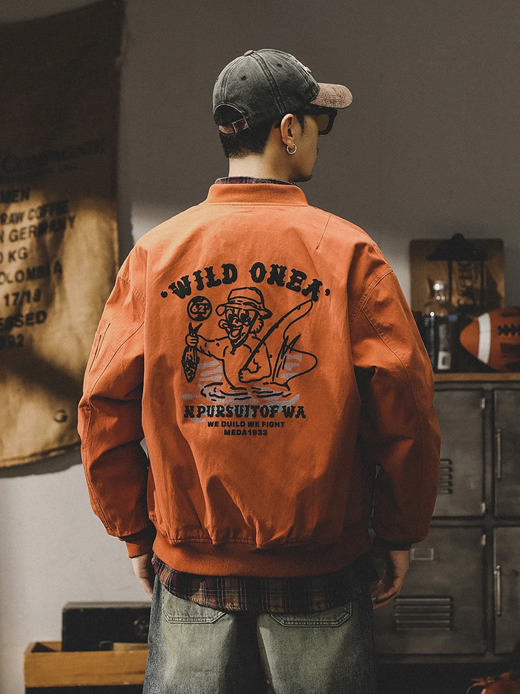 American Sle ort Baseball Jaet Men's Spring Autumn Loose Trendy Brand 's Jaet Youth ular Cotton Outerwear
American Sle ort Baseball Jaet Men's Spring Autumn Loose Trendy Brand 's Jaet Youth ular Cotton Outerwear