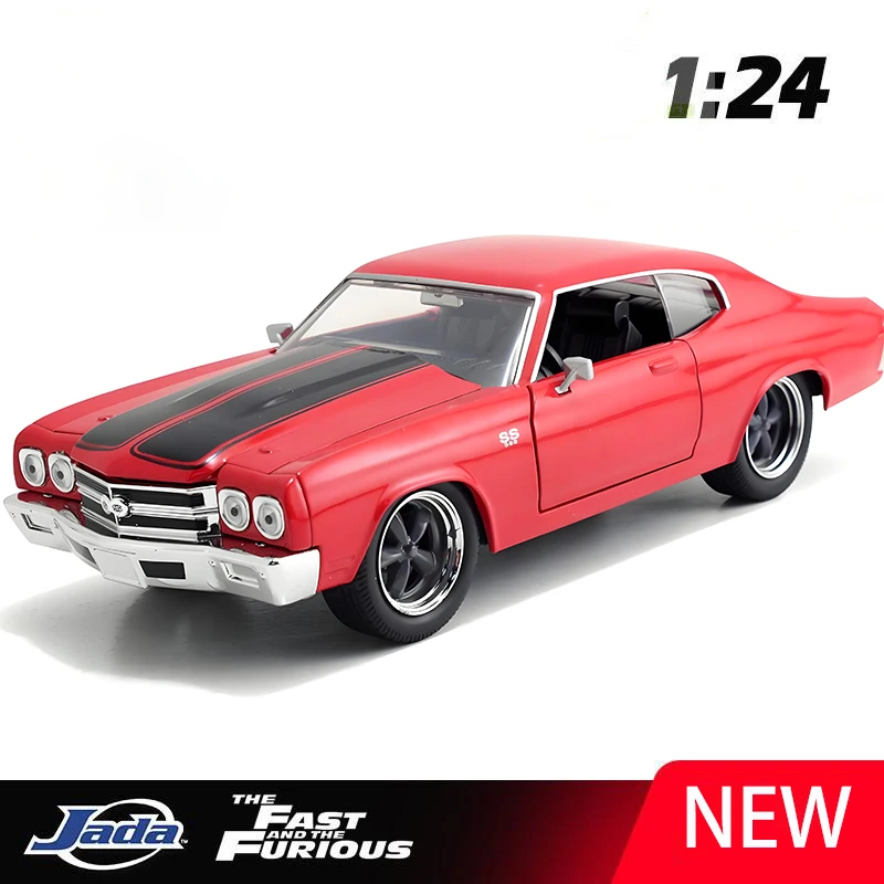 JADA 1:24 Dom's Chevelle SS Fast & Furious легкосплавный автомобиль, литье под давлением и игрушечный транспорт, модель автомобиля, миниатюрная масштабная модель автомобиля для детей
JADA 1:24 Dom's Chevelle SS Fast & Furious легкосплавный автомобиль, литье под давлением и игрушечный транспорт, модель автомобиля, миниатюрная масштабная модель автомобиля для детей