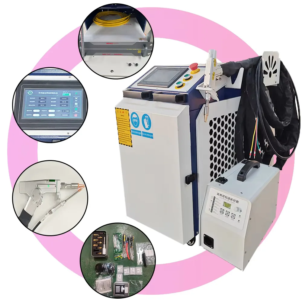 1500W Hine Handheld Fiber Source 3-In-1 Laser Welding Hine, Used For Stainless Steel
1500W Hine Handheld Fiber Source 3-In-1 Laser Welding Hine, Used For Stainless Steel
