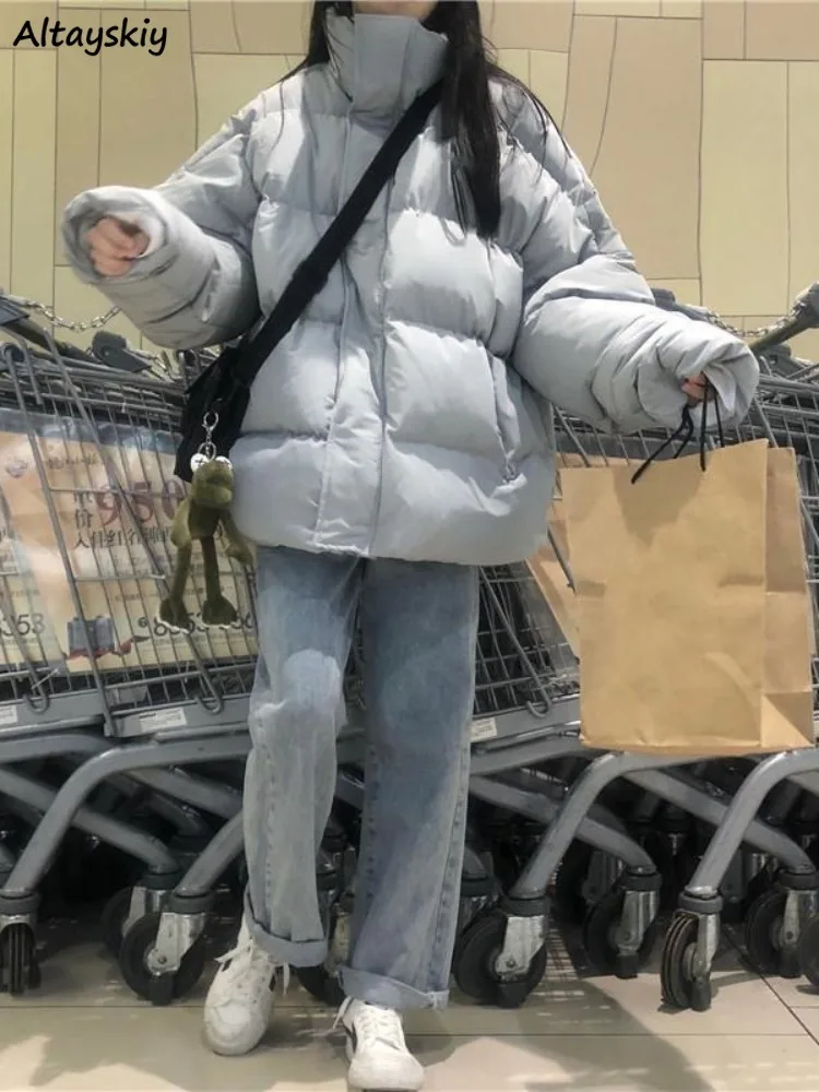 Parkas Women Solid Plus Velvet Stand Collar Casual Daily Students Pockets Winter Coats Tops Trendy Ins Warm Baggy All-match Chic
Parkas Women Solid Plus Velvet Stand Collar Casual Daily Students Pockets Winter Coats Tops Trendy Ins Warm Baggy All-match Chic
