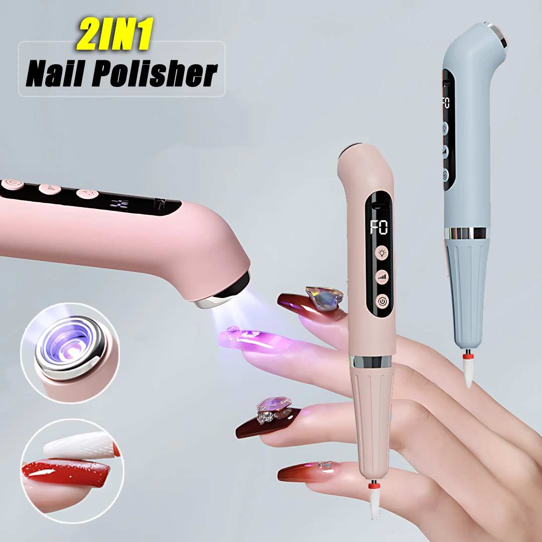 Two-in-one Nail Polish Pen Nail Fast Drying Light Therapy Lamp Handheld Portable Nail Remover & Polisher Nail Tools Set
Two-in-one Nail Polish Pen Nail Fast Drying Light Therapy Lamp Handheld Portable Nail Remover & Polisher Nail Tools Set
