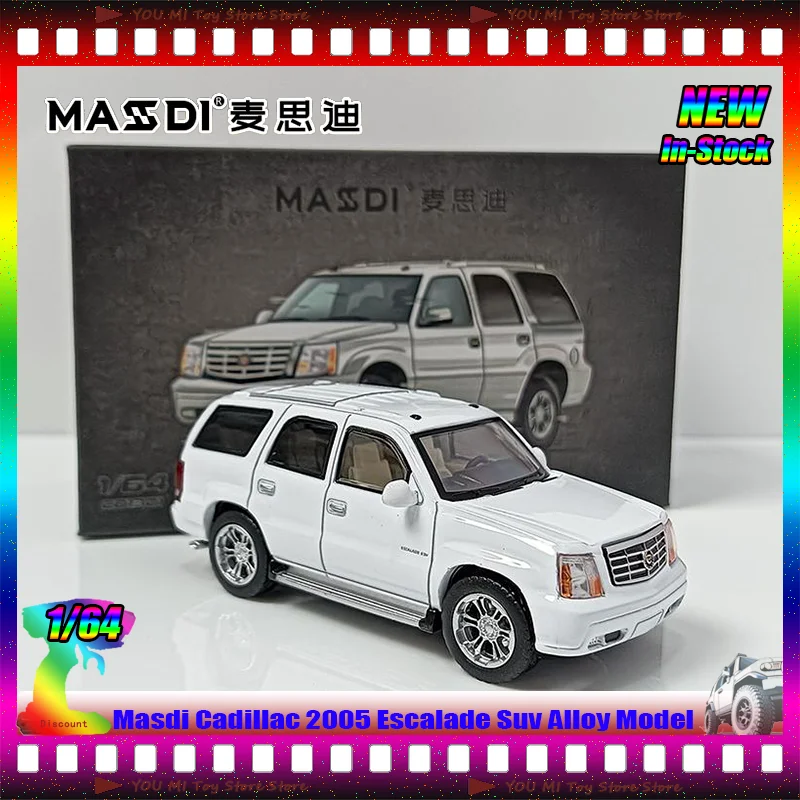 Новый запас Masdi 1:64 Cadillac Escalade Suv, литая под давлением модель автомобиля из сплава, миниатюрная имитация, игрушка на заказ, подарок для детей и коллекционеров
Новый запас Masdi 1:64 Cadillac Escalade Suv, литая под давлением модель автомобиля из сплава, миниатюрная имитация, игрушка на заказ, подарок для детей и коллекционеров
