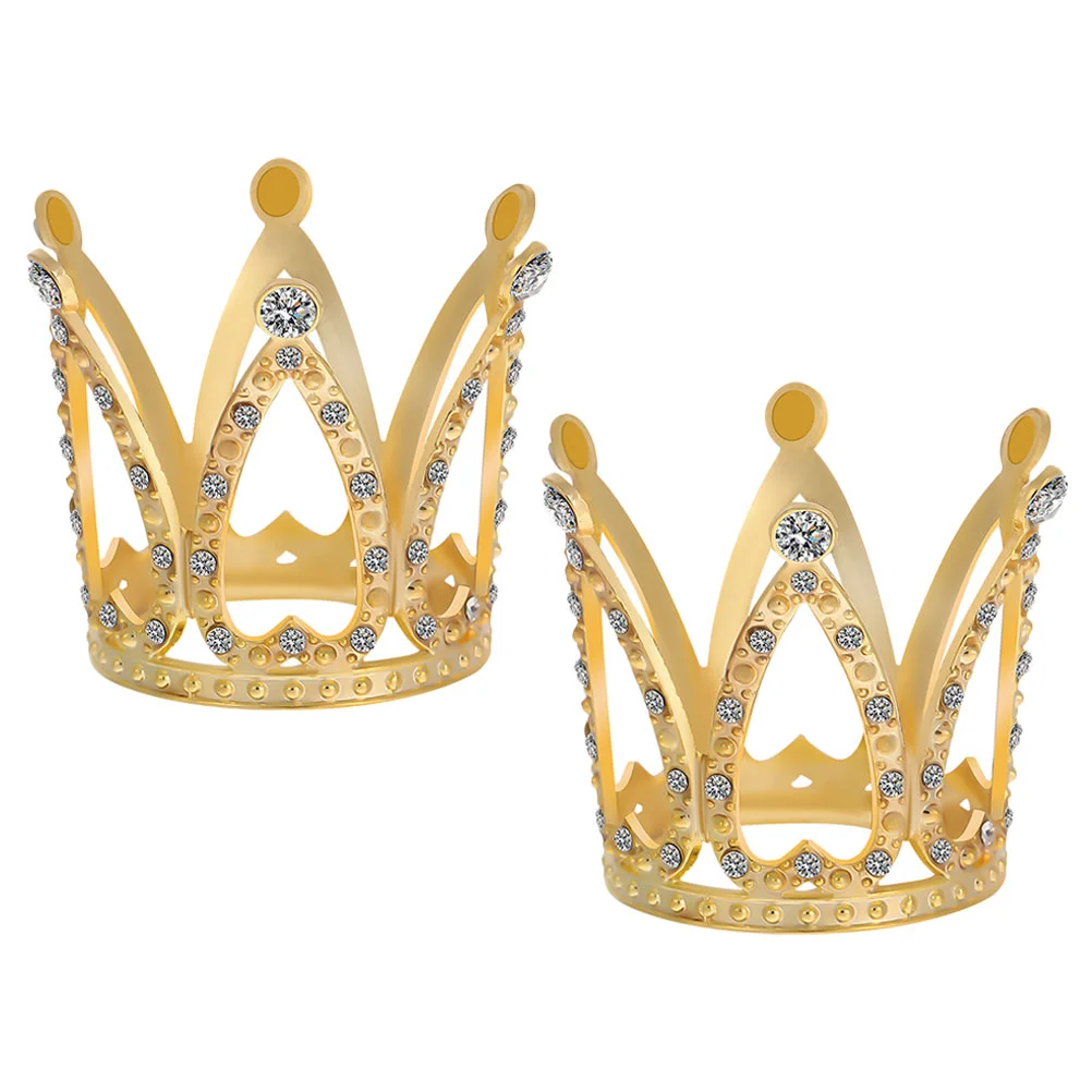 2 Pcs Crown Rhinestone Crowns Small for Craft Props Toy Room Decorative Headpiece Alloy Cake Toppers Party Strong Creative
2 Pcs Crown Rhinestone Crowns Small for Craft Props Toy Room Decorative Headpiece Alloy Cake Toppers Party Strong Creative