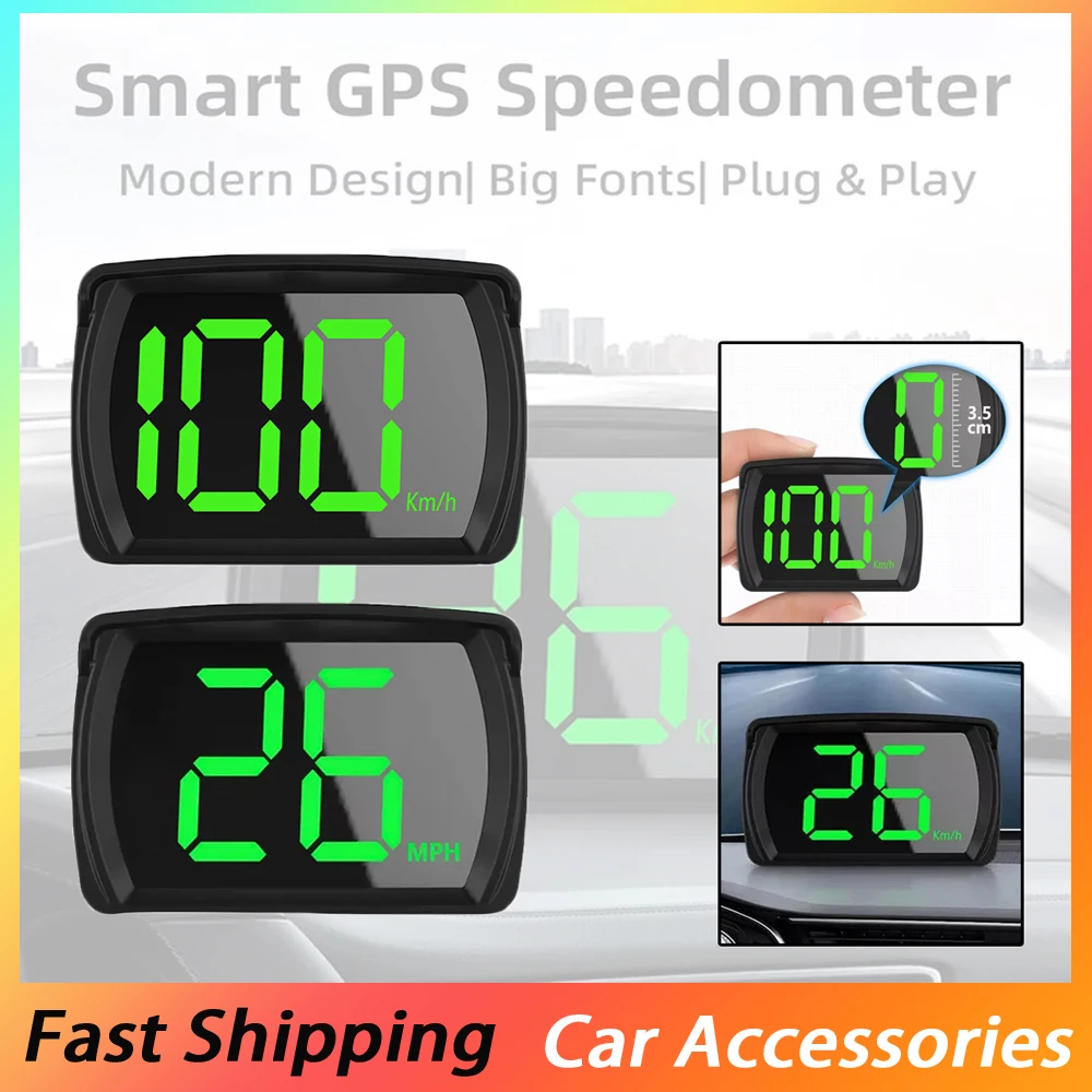1pc Universal Car KMH/MPH Speed Head Up HUD Digital Display Tool High Definition GPS Speedometer Beidou Dual Chips Accessories
1pc Universal Car KMH/MPH Speed Head Up HUD Digital Display Tool High Definition GPS Speedometer Beidou Dual Chips Accessories