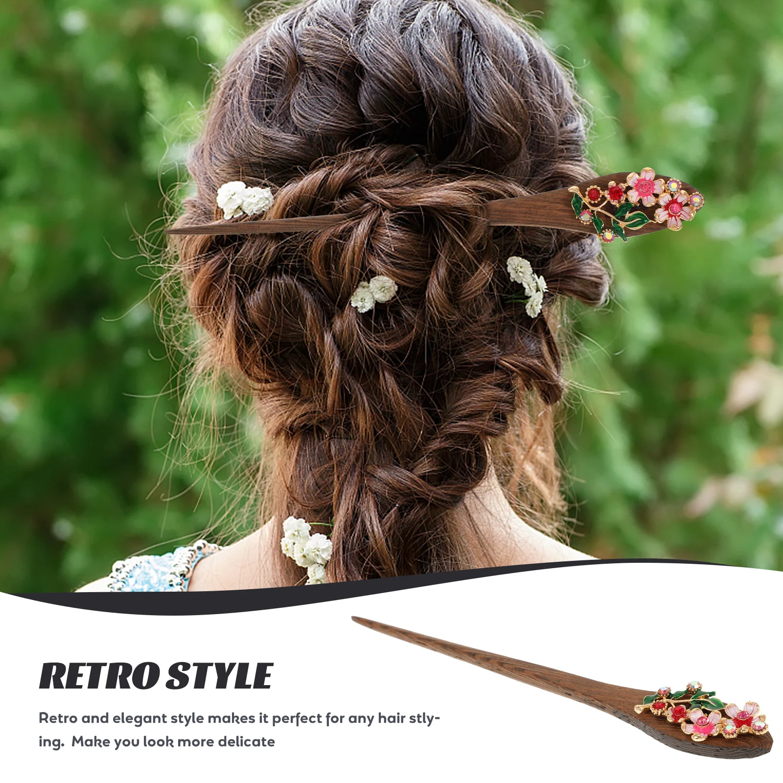 Classical Hair Accessories Retro Stick Vintage Traditional Wooden Japanese Style Durable Craftsmanship Smooth Tips Lightweight
Classical Hair Accessories Retro Stick Vintage Traditional Wooden Japanese Style Durable Craftsmanship Smooth Tips Lightweight