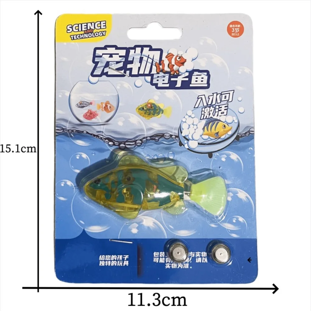 High Quality Electric Electric Simulation Fish Inductive Glow Swimming Fish Toy Electronic Pet Fish Kids
High Quality Electric Electric Simulation Fish Inductive Glow Swimming Fish Toy Electronic Pet Fish Kids
