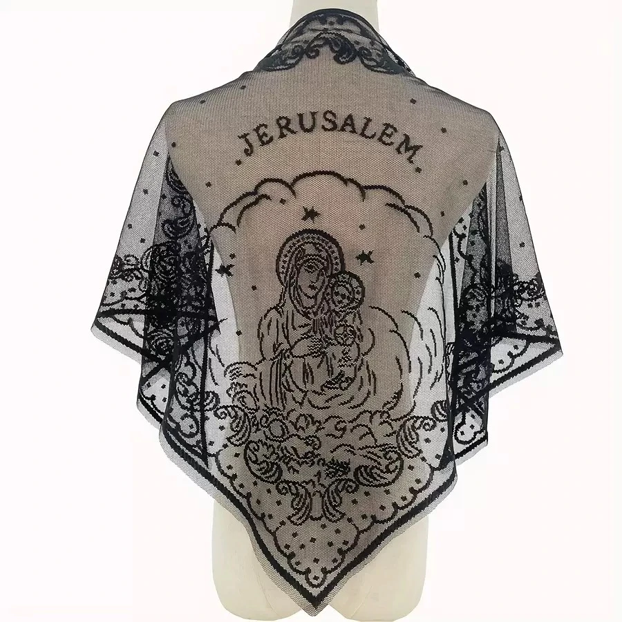 1PCS Korea solid color Madonna triangle scarf wedding veil black and white scarf, fashionable lace lace breathable scarf
1PCS Korea solid color Madonna triangle scarf wedding veil black and white scarf, fashionable lace lace breathable scarf