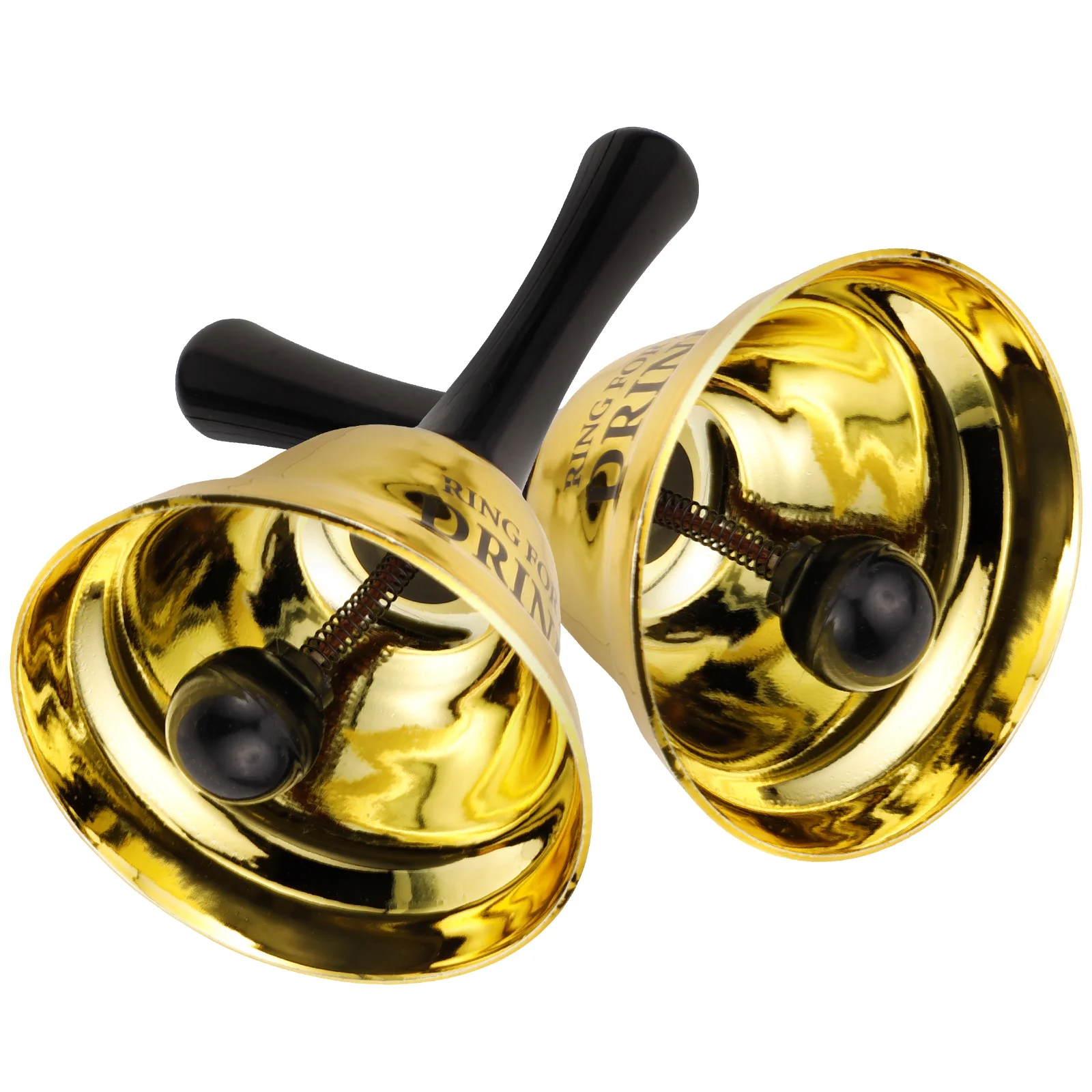 2 Pcs Bar Rattle Restaurant Call Bell Hotel Dish Drinks Old Fashioned Metal for Handbells Office
2 Pcs Bar Rattle Restaurant Call Bell Hotel Dish Drinks Old Fashioned Metal for Handbells Office