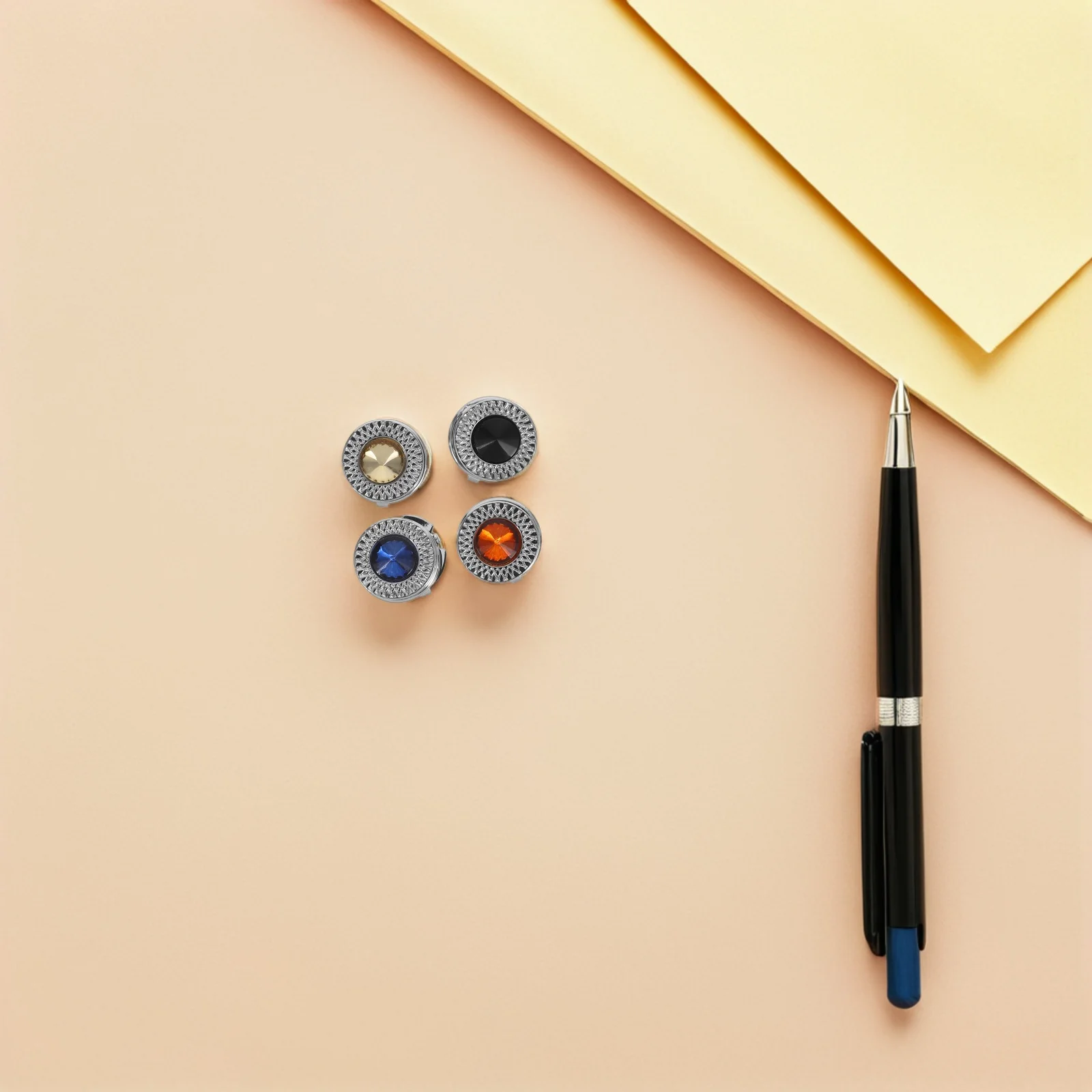 4Pairs Metal Cuff Links Shirt Studs Business Wedding Groom Mens Accessories Jewelry Set Cuff Links Mens Tuxedo Studs for Men 
4Pairs Metal Cuff Links Shirt Studs Business Wedding Groom Mens Accessories Jewelry Set Cuff Links Mens Tuxedo Studs for Men