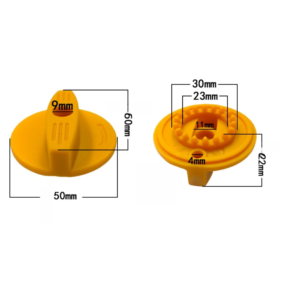 Yellow Plastic Chainsaw Tensioner Adjuster Knob 30mm For Small Electric Saw Chain Tension Control Screw Power Tool Accessory Par
Yellow Plastic Chainsaw Tensioner Adjuster Knob 30mm For Small Electric Saw Chain Tension Control Screw Power Tool Accessory Par