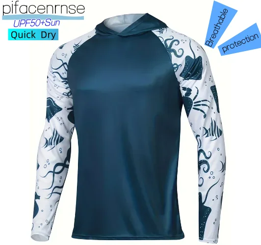 2025 New Hood Fishing Apparel Tops Wear Outdoor Hoodies Long Sleeve T-shirt Breathable UPF 50+ Summer Men Fishing Shirt
2025 New Hood Fishing Apparel Tops Wear Outdoor Hoodies Long Sleeve T-shirt Breathable UPF 50+ Summer Men Fishing Shirt