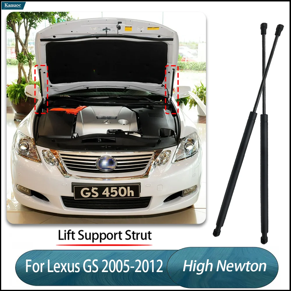 For Lexus GS300 350 350h 430 450h 460 2005-2012 2Pcs Hood Gas Struts Direct Replacement for Front Engine Hood Lift Supports
For Lexus GS300 350 350h 430 450h 460 2005-2012 2Pcs Hood Gas Struts Direct Replacement for Front Engine Hood Lift Supports
